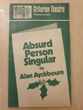 ABSURD PERSON SINGULAR - RICHARD BRIERS SHEILA HANCOCK MICHAEL ALDRIDGE 