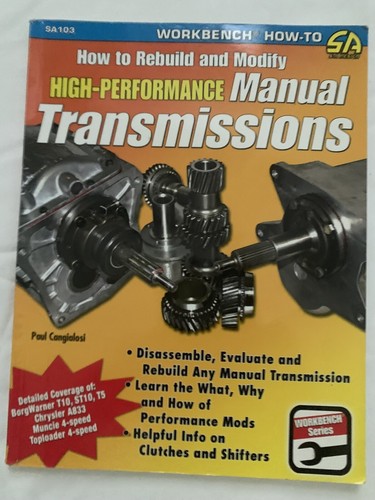 SA Design How to Rebuild & Modify High Performance Manual Transmissions SA103