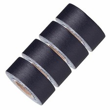 Mini Gaffer Tape Rolls, 1 inch x 8yards - Pack of 4 Black, Made In USA
