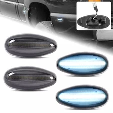 LED Side Marker Lights For GMC Sierra 2500 3500HD 2001-07 Dually Bed White Lamp