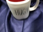 RAE DUNN HUGS & KISSES double sided ❤️VALENTINE ❤️JUMBO 18 oz MUG never used NEW — photo 2