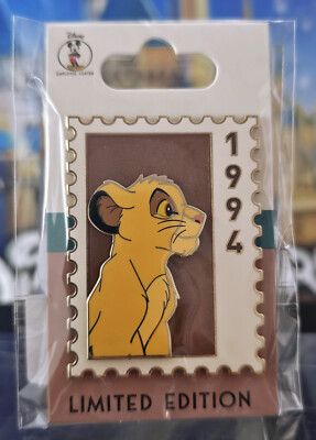Disney DEC Pin - Stamp 1994 Simba - LE 250 The Lion King