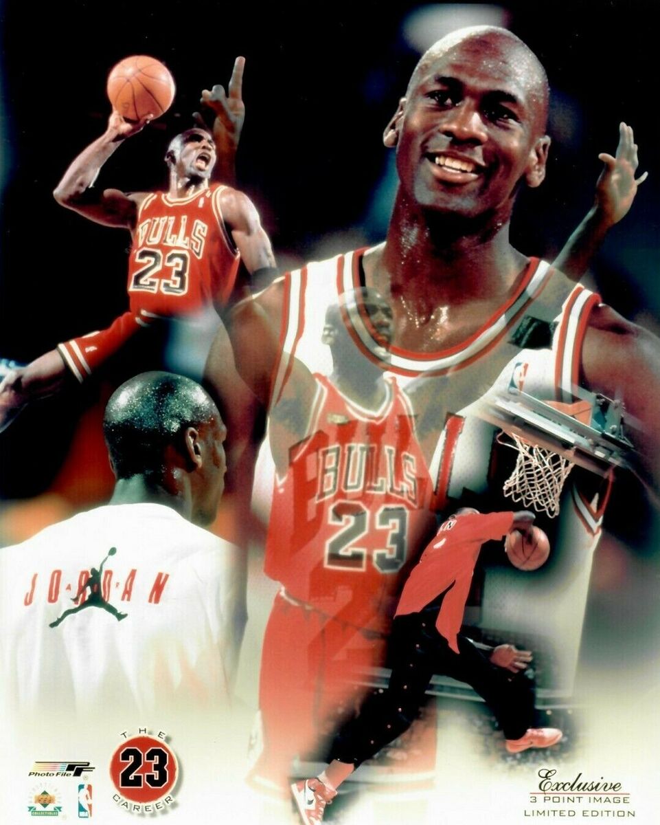 MICHAEL JORDAN Limited Ed. Photo File UDA THE 23 CAREER 8 x MICHAEL JORDAN Limited Ed. Photo File UDA THE 23 CAREER 8 x