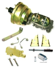 1964 72 GM A-Body 8" Dual Zinc Power Brake Booster Master Cylinder Drum Drum Kit