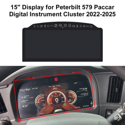 Display für digitales Kombiinstrument von Peterbilt 579, 567, 589 und 389 Paccar