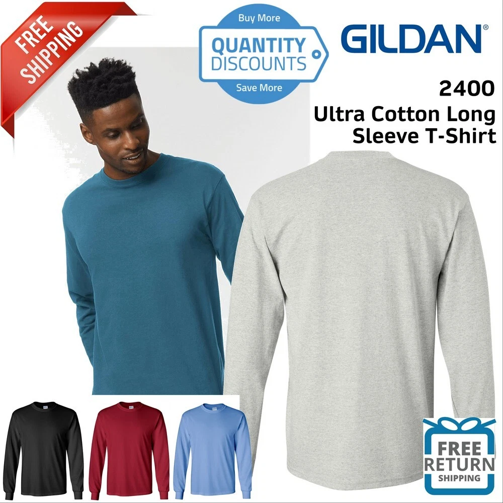 Gildan Men's Ultra Cotton Long Sleeve T-Shirt