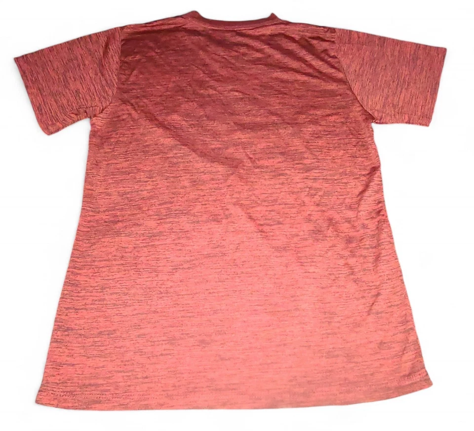 Camiseta de béisbol roja atlética aplastada de manga corta que absorbe la humedad para niños talla L Foto 2 de 4