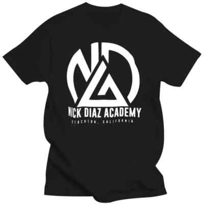Mens New Clothing Summer Cotton NICK NATE DIAZ ACADEMY 2 FITNESS JIU JITSU BOX