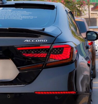 Smoked LED Tail Lights for Honda Accord Sedan 2018-2022 Taillight LH+RH 4PCS
