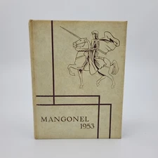 Buhler Kansas "Mangonel" Buhler Rural High School Yearbook 1953 Hutchinson