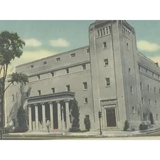 Vintage Postcard Masonic Temple Binghamton NY 24409 Piersons