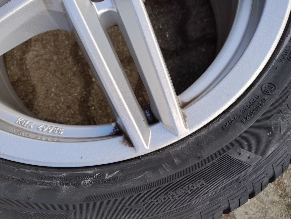 4x Ganzjahreskompletträder MB C-Klasse (W205) auf 17 Zoll Rial Alufelgen - Bild 3 von 4