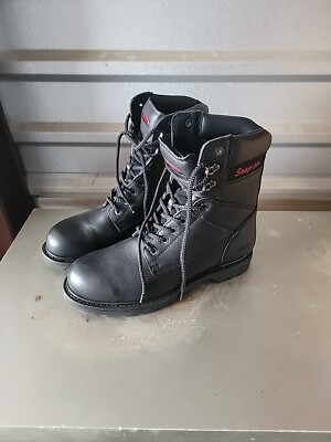 Snap-On Tools Super V8 Steel Toe Leather Work Coastal Boot Shoes