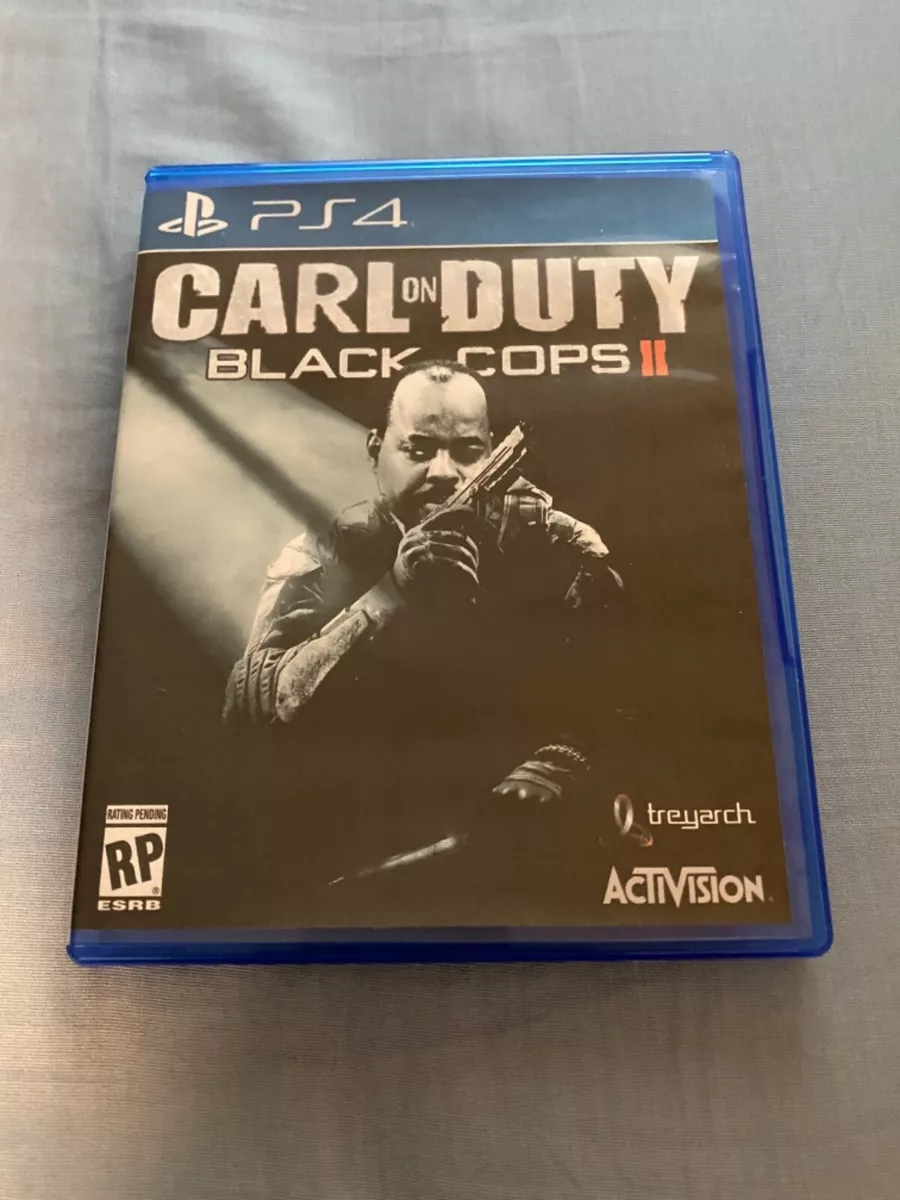 CUSTOM - Call Of Duty - Carl On Duty Black Cops Ops PS5 MEME Game Case ONLY  