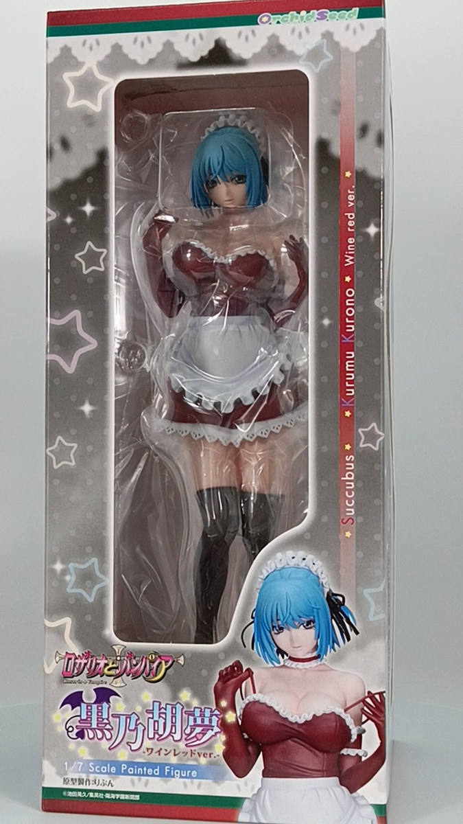 rouchi 花魁 Rosario+Vampire Kurumu Kurono 1/7 Figure Wine Red Ver. Orchidseed
