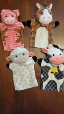 Melissa And Doug Farm Animal Hand Puppets