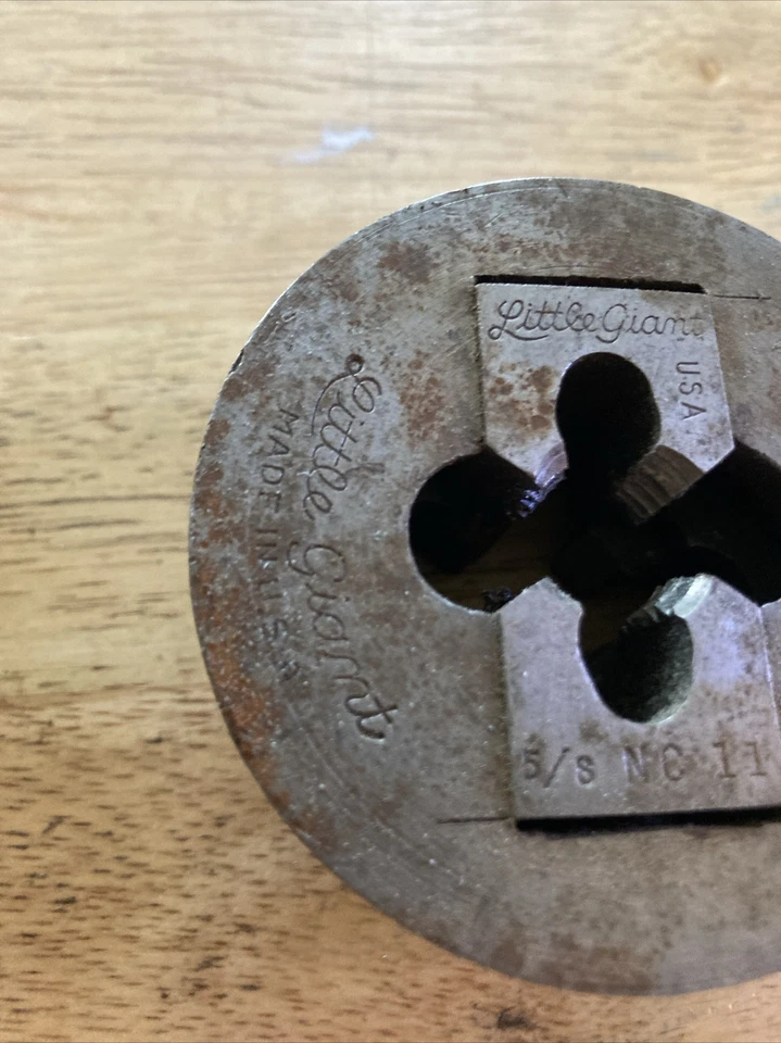 5/8" NC 11 Little Giant Pipe Threader Die Head 2 3/4" USA 1D - Image 2 of 4