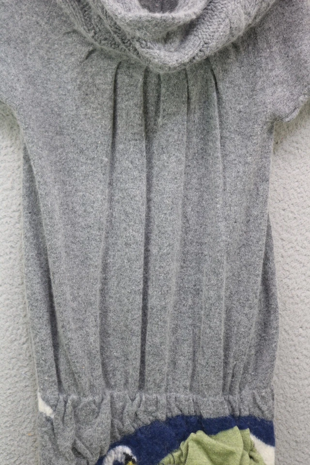 Vestido Leifsdottir-Anthropologie-Lana Angora Conejo Cachemira-Talla Mediana-Preppy Foto 3 de 4