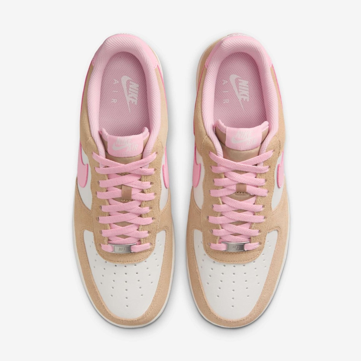 スニーカー Nike Air Force 1 07 LV8 M Hemp Phantom Medium Soft Pink FQ87 Nike Air Force 1 '07 LV8 Hemp Phantom Midium Soft Pink