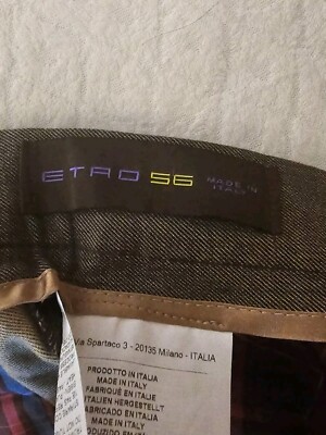 Etro Tailored Shorts Size 56 Lapel Up
