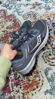 Saucony Womens Versafoam Excursion TR13 Running Sneaker Gray Sz 8