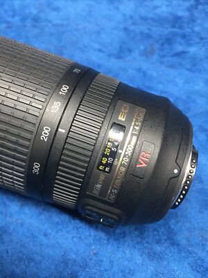 Nikon AF-S Nikkor 70-300mm 1:4.5-5.6 G ED VR Lens | eBay