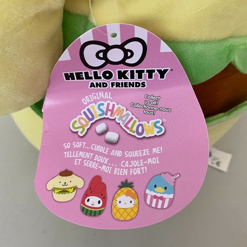 NEW Squishmallow 12" Plush Toy Hello Kitty Burger Pom Pom Purin - Picture 4 of 4