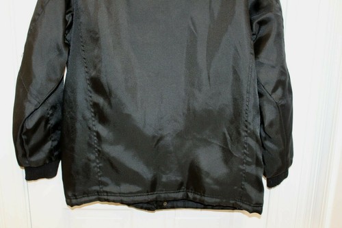 RocaWear Mens Jacket Sz XL Zip Front Pea Coat Black - Picture 7 of 12