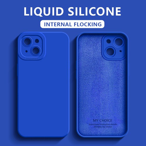 Thin Liquid Silicone Soft Cover Case For iPhone 15 14 13 12 11 Pro Max XS XR 8 7 - Picture 10 of 25