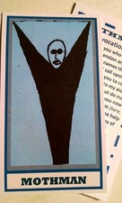 MOTHMAN PRAYER CARD (invocation card) 1 MOTHMAN CARD