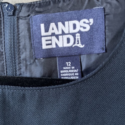 Lands End School Uniform Jumper Girls sz 12 Classic Navy Dress Kids - Picture 6 of 10