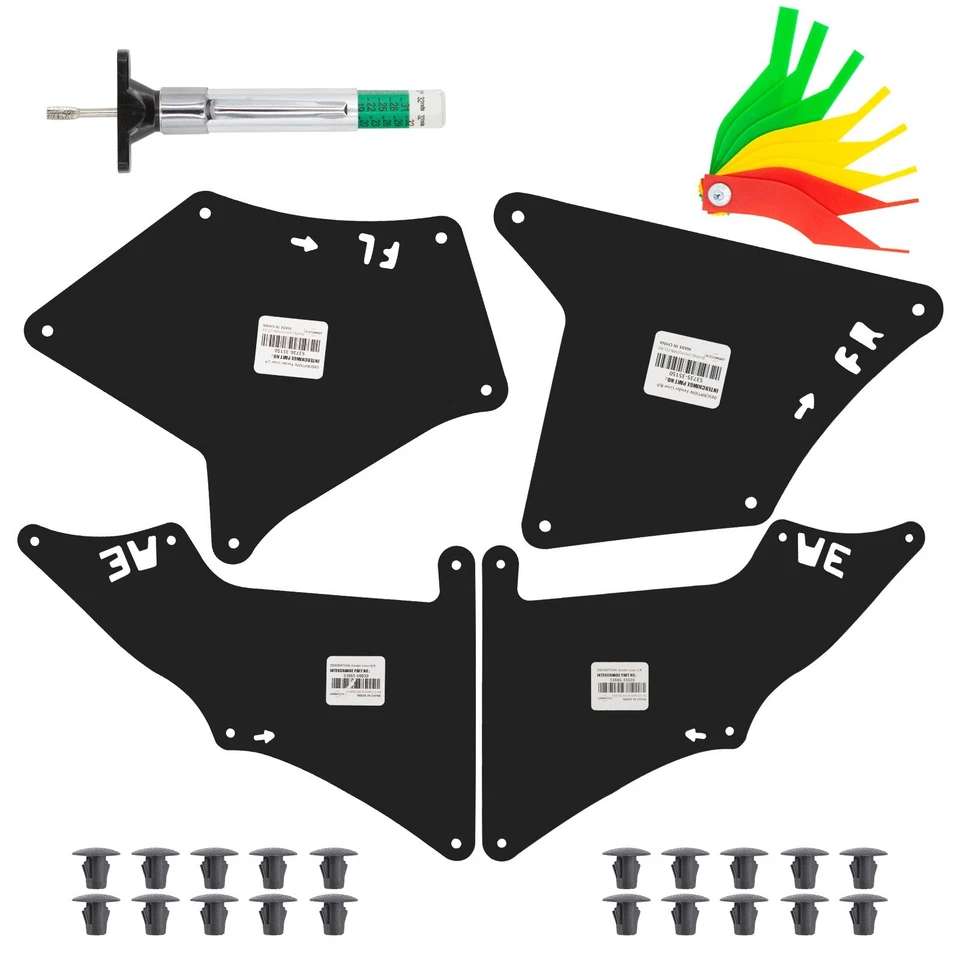 Splash Guards MudFlaps Fender Liner Shield for Toyota Land Cruiser Prado 120 150 - Изображение 2 из 4