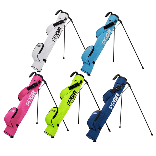 PRGR Golf Carry Pencil Stand Sunday Bag Hold 4-5 Clubs 47in Unisex 2023 Sky Blue - Picture 3 of 5