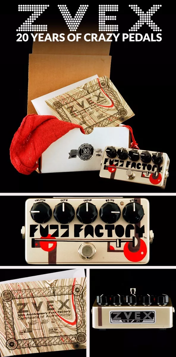 ZVex Hand Painted, The 20th Anniversary Fuzz Factory, Only 25 made, 2nd  Edition.