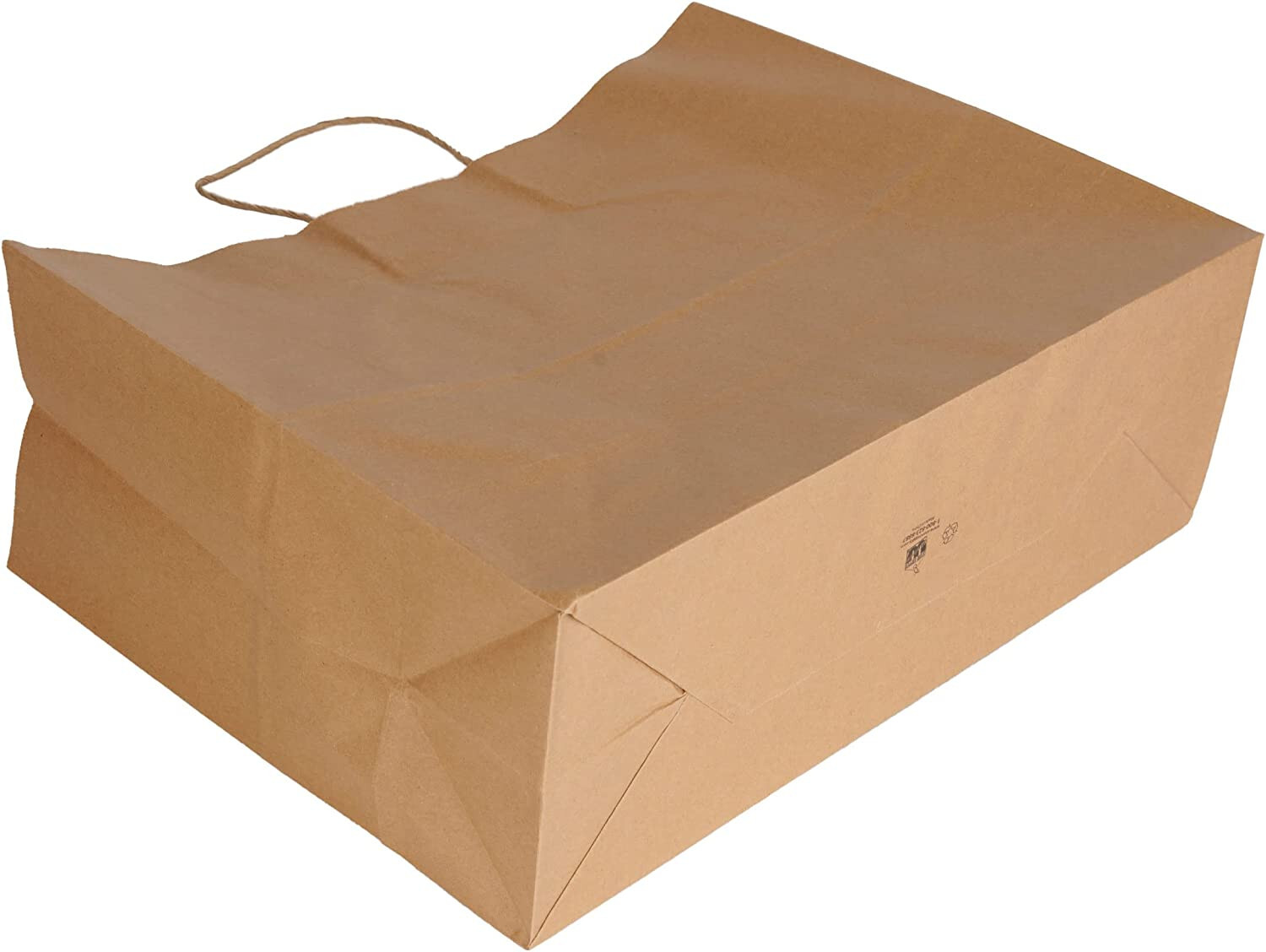Paper Shopping Bags 100 Natural Kraft 16" x 6 x 12 ½" Retail Merchandise Handles