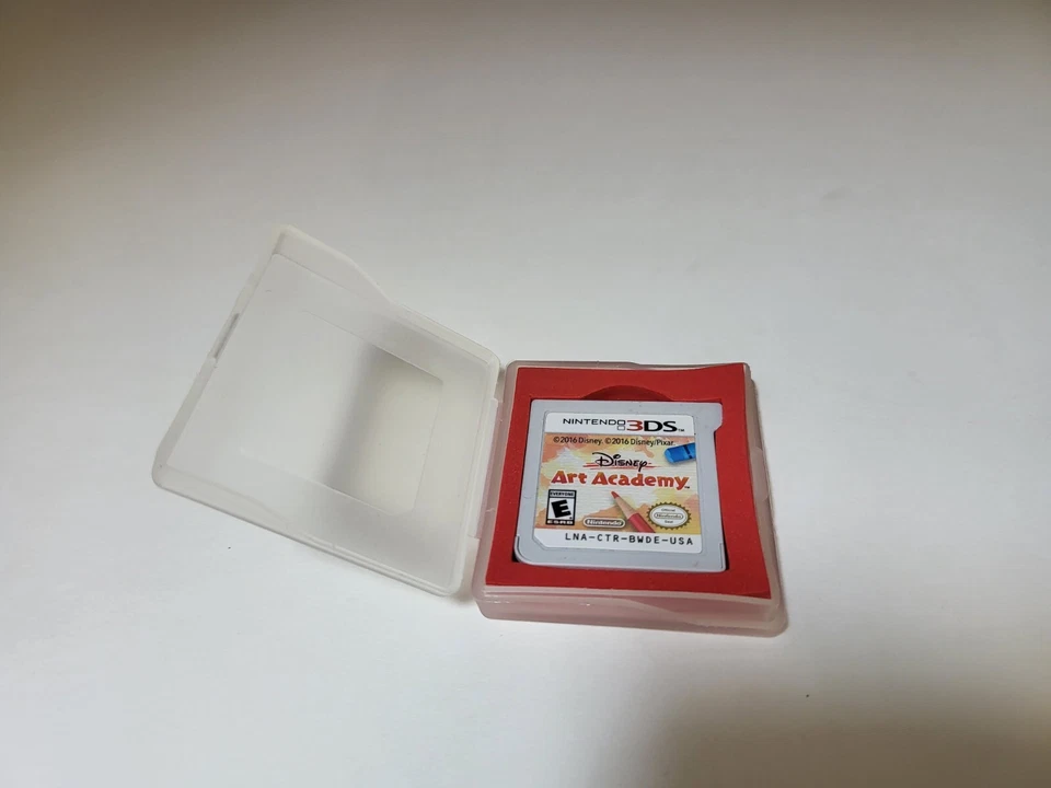 Cartucho de jogo ART ACADEMY com estojo acolchoado vermelho para Nintendo 3DS TESTADO #B9 - Imagem 3 de 4