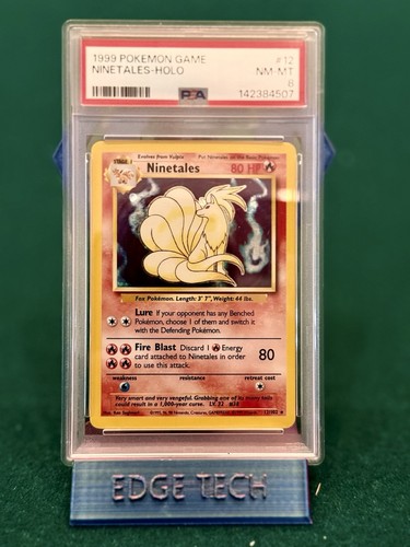 Ninetales graded PSA 8 for sale on eBay