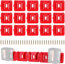 Battery Holder for Milwaukee M18 18V Battery Mounts Dock Holder Fit for M18