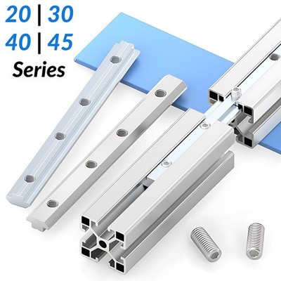 180 Degree Aluminium Extrusion Profile Straight Joint Inside Connector T Slot