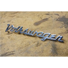Volkswagen Vw Script Emblem Oval Split Heb Samba Okrasa Kdf Kubel Kafer T1 Petri