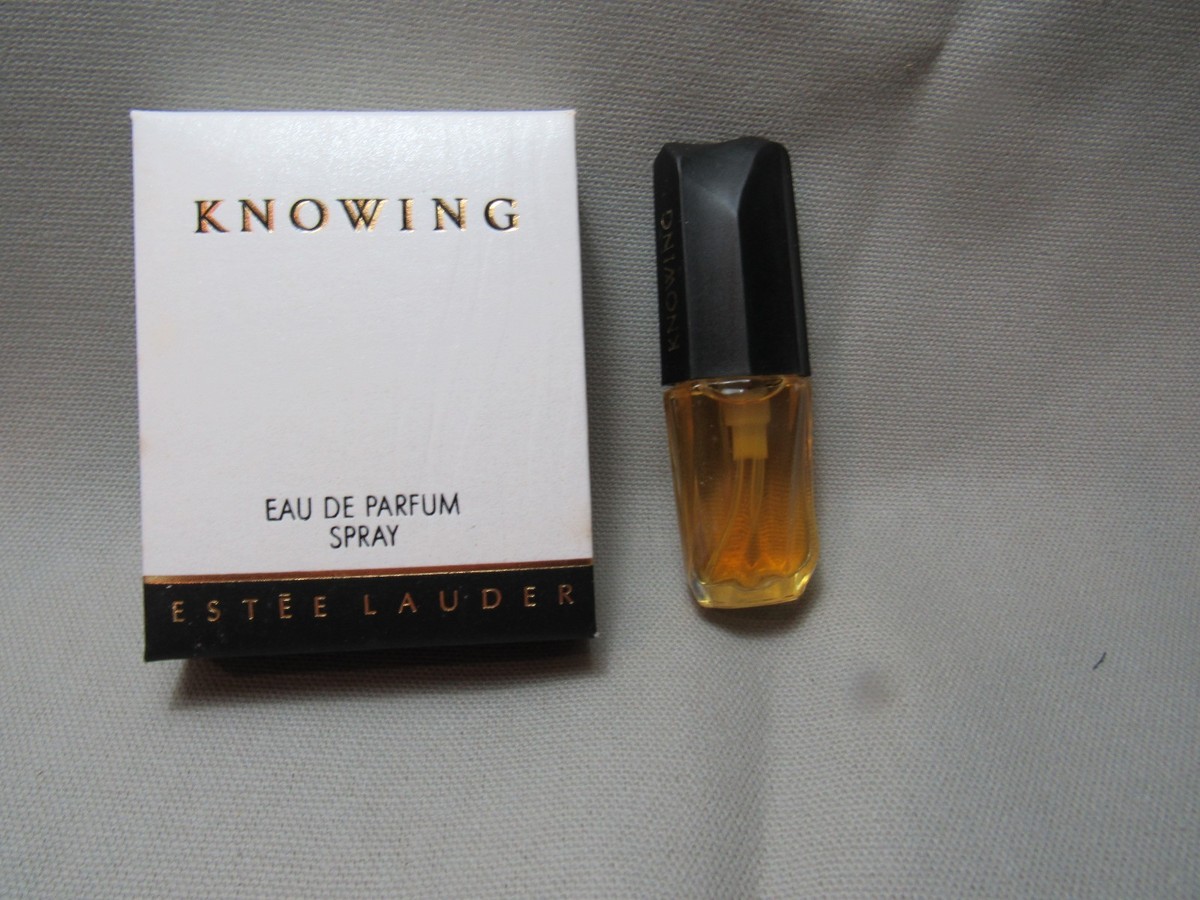 ESTEE LAUDER KNOWING .18 FL OZ PARFUM SPRAY, TRAVEL SIZE W/BOX | eBay