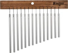 TreeWorks Chimes TRE417 Made in USA Small Single Row Bar Chime, 14-Bar Wind Chim