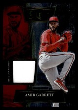 2022 Panini Select Swatches Holo #1 Amir Garrett NM-MT MEM Reds