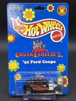 1996 Hot Wheels BLACK 32 FORD COUPE Chuck E Cheese EXCLUSIVE EDITION 22952 look
