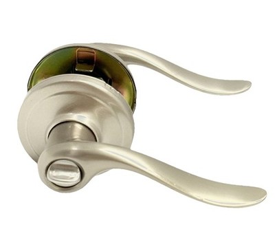 Kwikset 730TNL-15 Signature Series Tustin Privacy Door Leverset - Satin Nickel