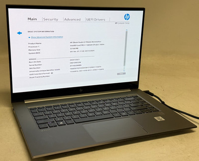 HP ZBook Studio G7 15.6