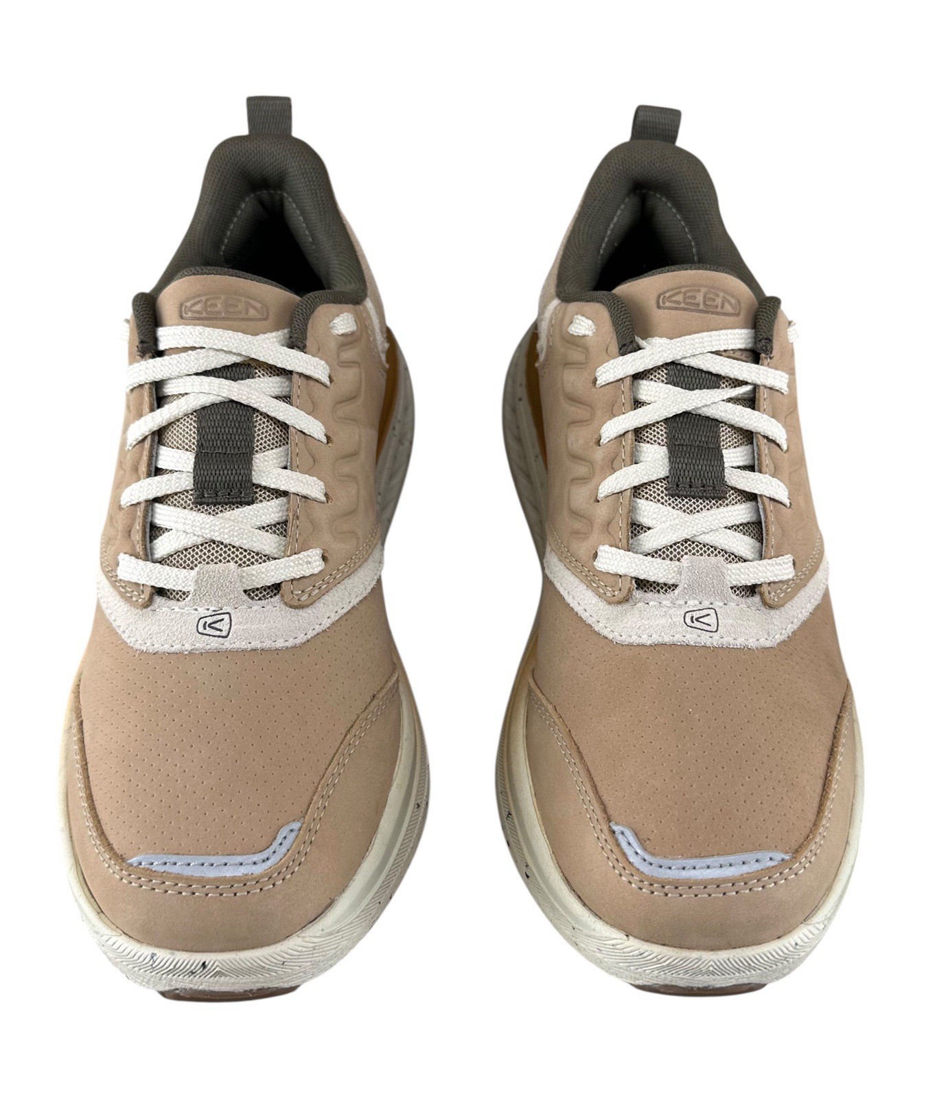 Scarpe da passeggio Keen donna WK400 safari pelle di betulla sneakers stringate taglia 8