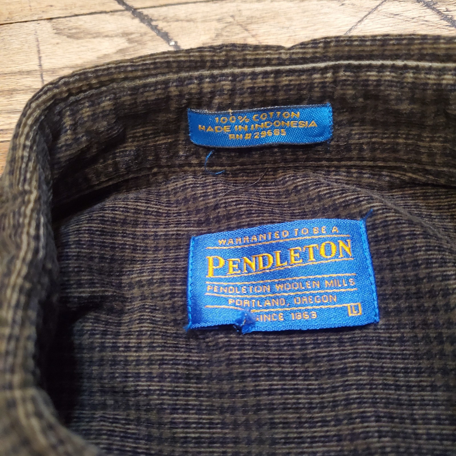 Pendleton Shirt Mens Large Button Down Long Sleev… - image 3