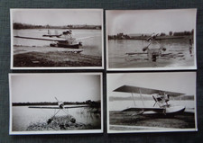LOTTO VECCHIE FOTOGRAFIE ORIGINALI AEROPLANI IDROVOLANTE SAVOIA MARCHETTI