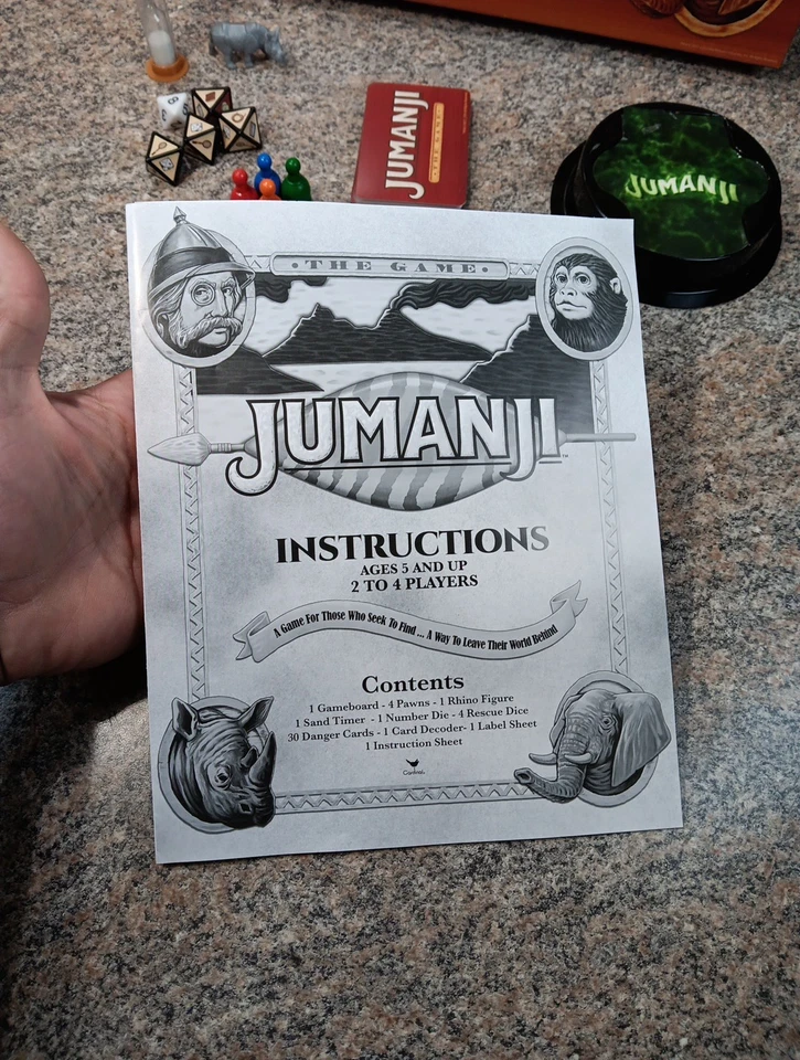 (2017) Jumanji Game Real Wooden Box Edition of the Classic Adventure Game 100% - Image 2 of 4